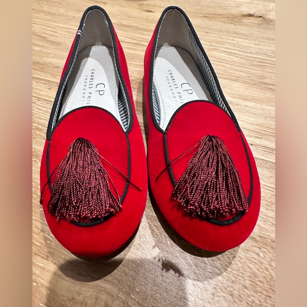 Charles Philip Loafers. Worn only once.  Size 35